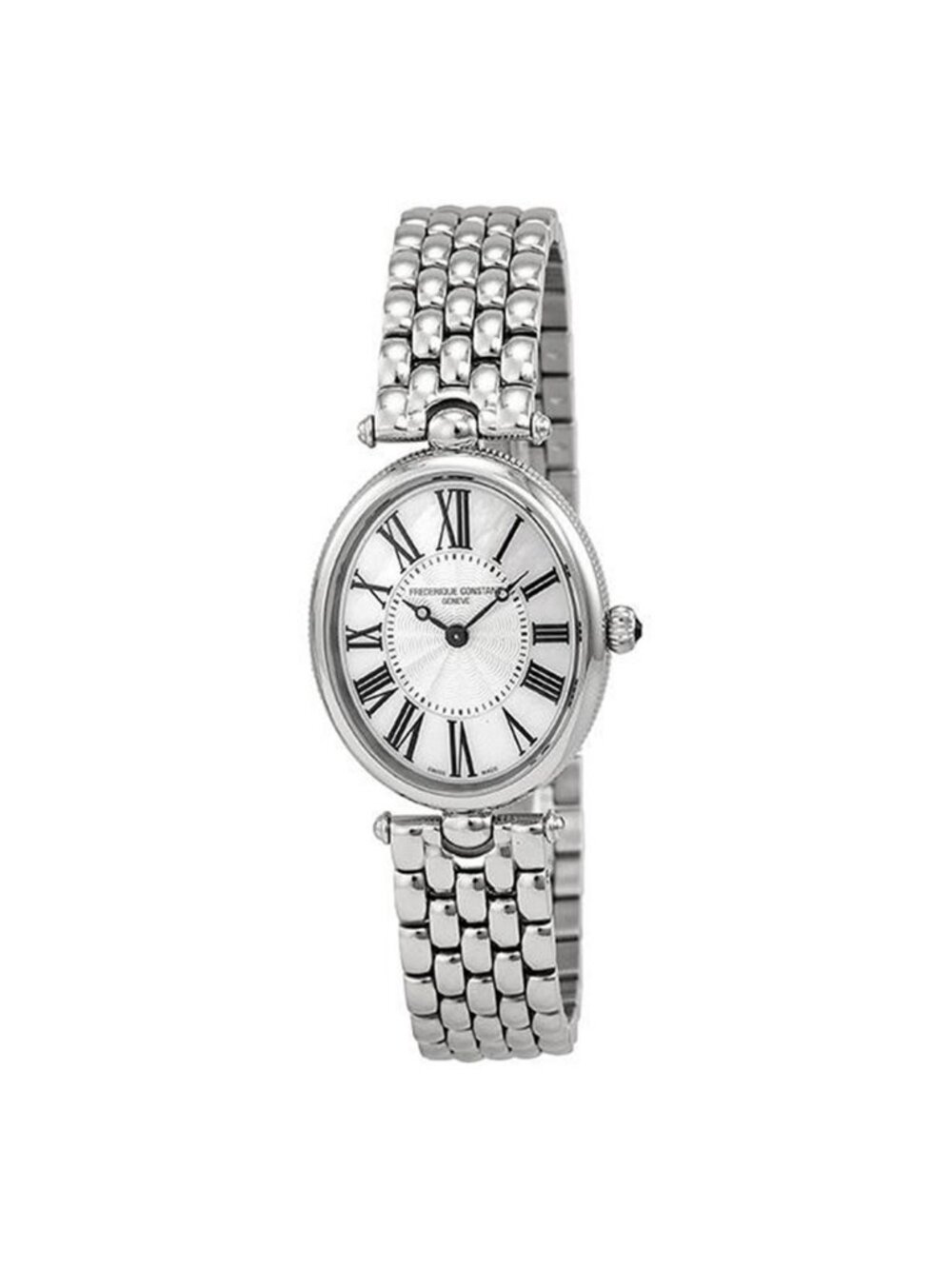 NWT Frederique Constant Art Deco Silver Dial Ladies Watch
